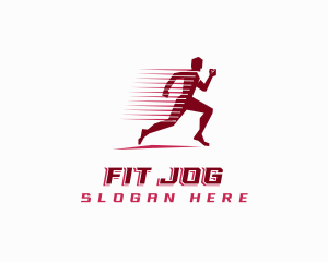 Fast Sprinting Athlete logo