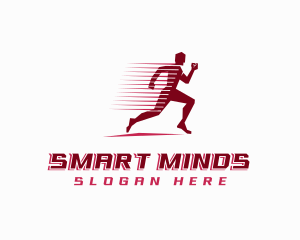 Fast Sprinting Athlete logo
