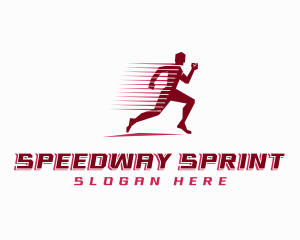 Fast Sprinting Athlete logo