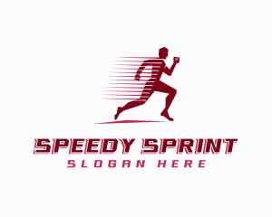 Fast Sprinting Athlete logo