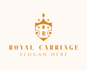 Royal Deluxe Shield logo design