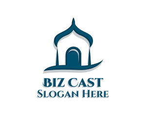 Blue Islam Mosque logo