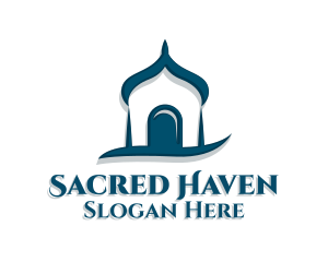 Blue Islam Mosque logo