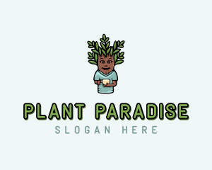 Tree Planting Garden logo design