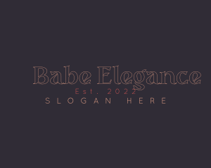 Elegant Business Lettermark logo design