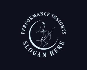 Guitarist Musician Performer logo
