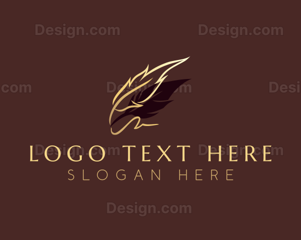 Feather Quill Calligraphy Logo