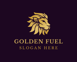 Golden Lion Wildlife logo design