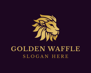 Golden Lion Wildlife logo design