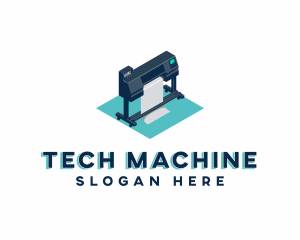 Large Printer Machine logo