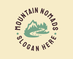 Mountain Valley Trip logo design