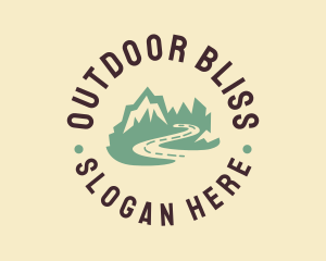 Mountain Valley Trip logo design