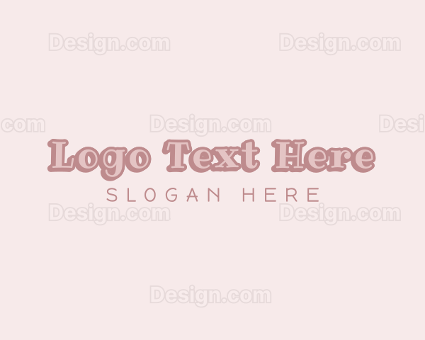 Feminine Playful Business Logo