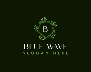 Leaves Waves Spa logo design