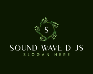 Leaves Waves Spa logo design