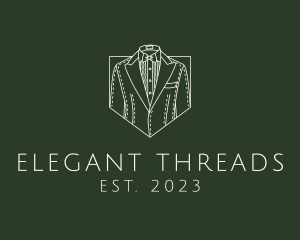 Retro Men Suit logo design