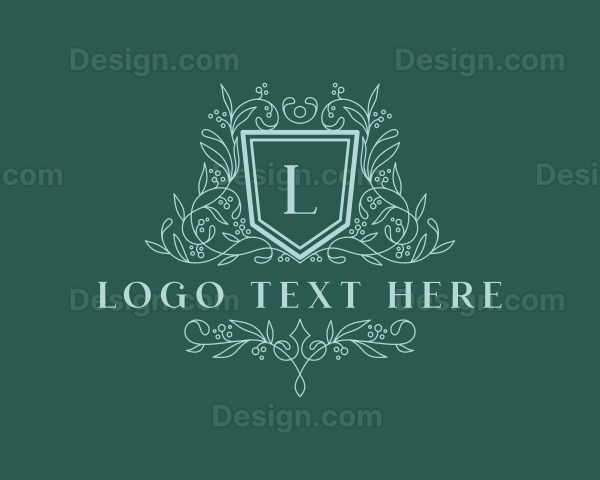 Stylish Floral Vines Logo