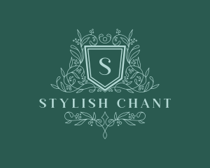 Stylish Floral Vines logo design