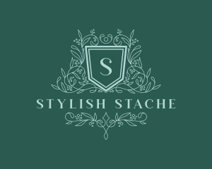 Stylish Floral Vines logo design