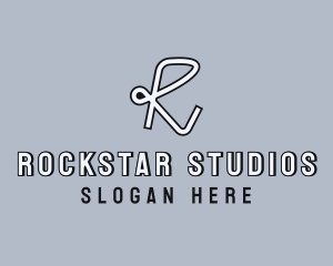 Creative Agency Studio Letter R logo design