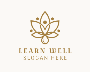 Lotus Yoga Wellness Spa  logo design