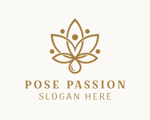 Lotus Yoga Wellness Spa  logo design