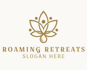 Lotus Yoga Wellness Spa  logo design