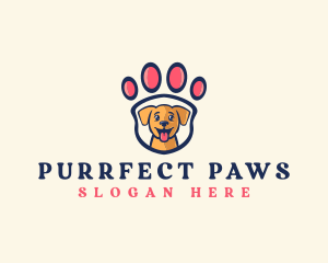 Paw Puppy Vet logo design