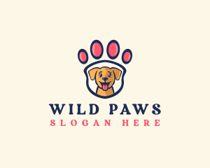 Paw Puppy Vet logo design