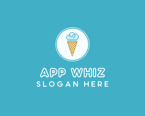 Cloud Ice Cream logo design