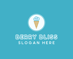 Cloud Ice Cream logo design