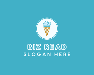 Cloud Ice Cream logo design