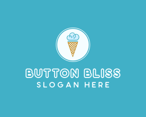 Cloud Ice Cream logo design