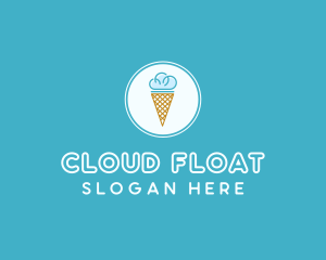 Cloud Ice Cream logo design