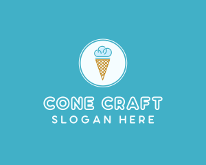 Cloud Ice Cream logo design