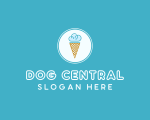 Cloud Ice Cream logo design