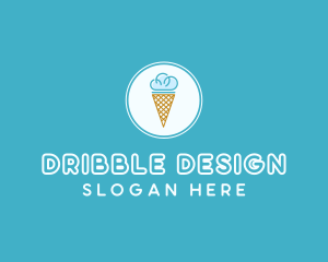 Cloud Ice Cream logo design