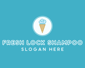 Cloud Ice Cream logo design