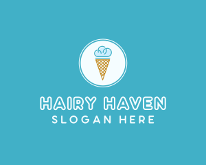 Cloud Ice Cream logo design