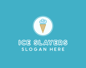 Cloud Ice Cream logo design