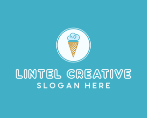 Cloud Ice Cream logo design