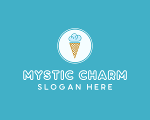 Cloud Ice Cream logo design