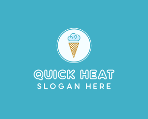 Cloud Ice Cream logo design