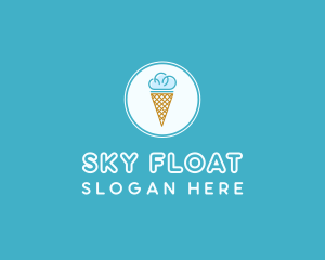 Cloud Ice Cream logo design