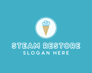 Cloud Ice Cream logo design