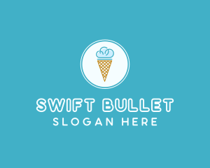 Cloud Ice Cream logo design