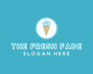 Cloud Ice Cream logo design