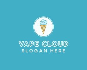 Cloud Ice Cream logo design