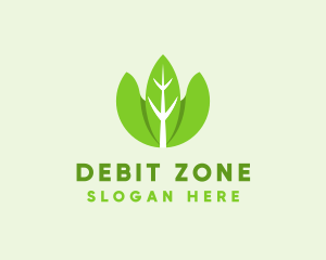 Organic Herb Leaves  logo design