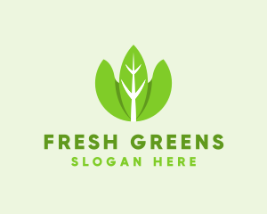 Organic Herb Leaves  logo